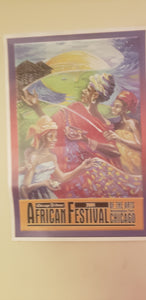 2001 Poster of an African Festival