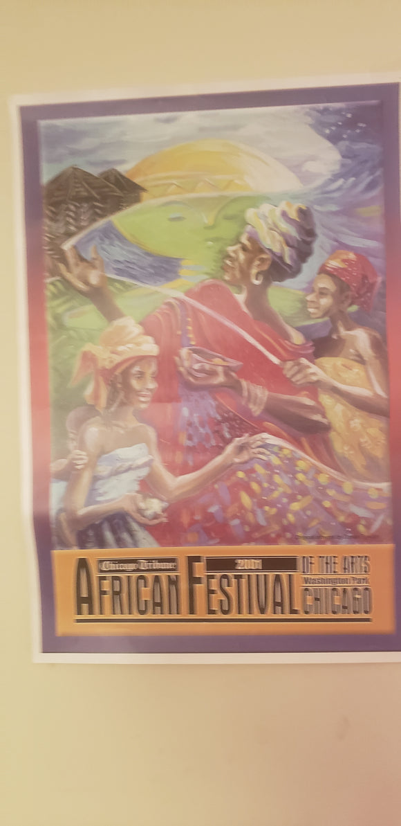 2001 Poster of an African Festival